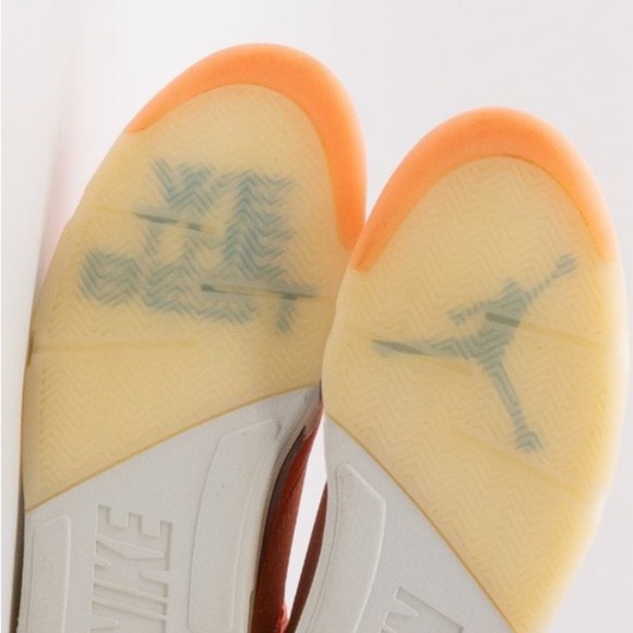 JORDAN 5 Retro DJ Khaled “Crimson Bliss” SZ 13M. *EUC in OG BOX* - Picture 3 of 7